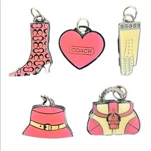 Coach Jewelry- (5) Charms